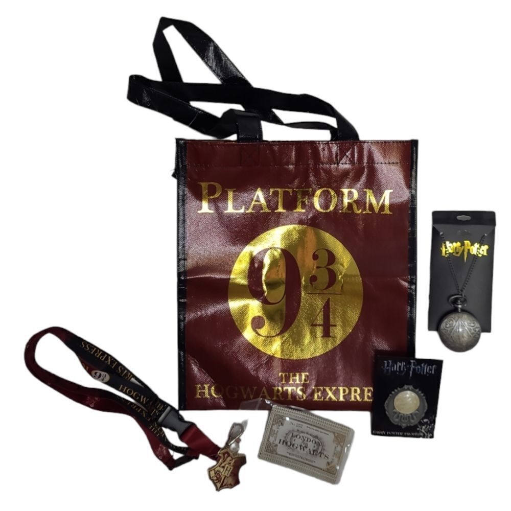 NEW Harry Potter exclusive Loot Crate‎ watch lanyard pin reusable Hogwarts bag